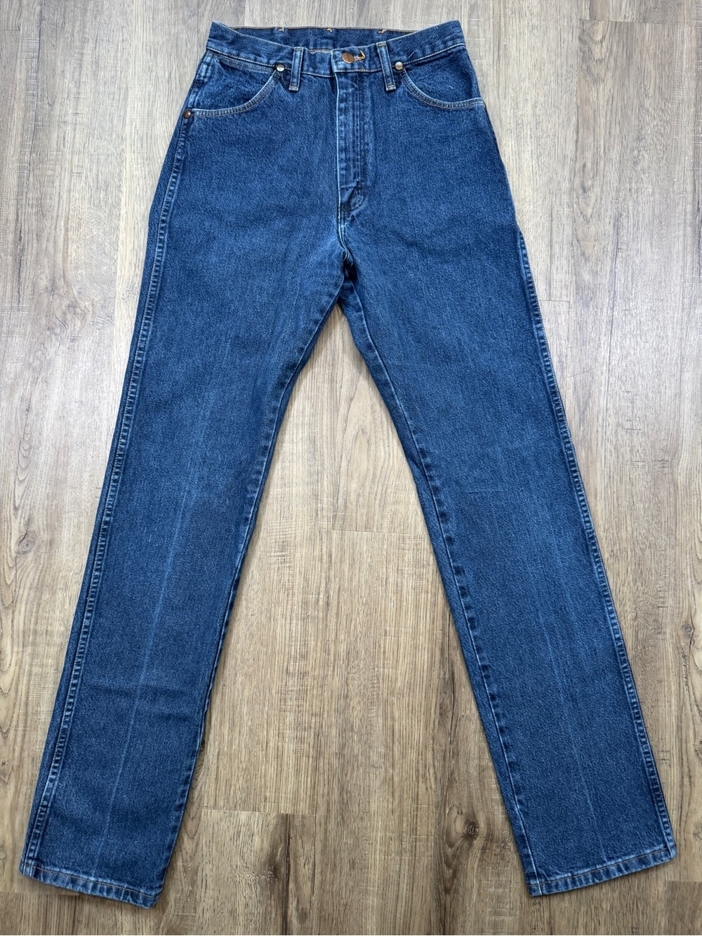 Vintage Wrangler 14MWZ Cowboy Cut Jeans, Dark Wash, Women's 7x34